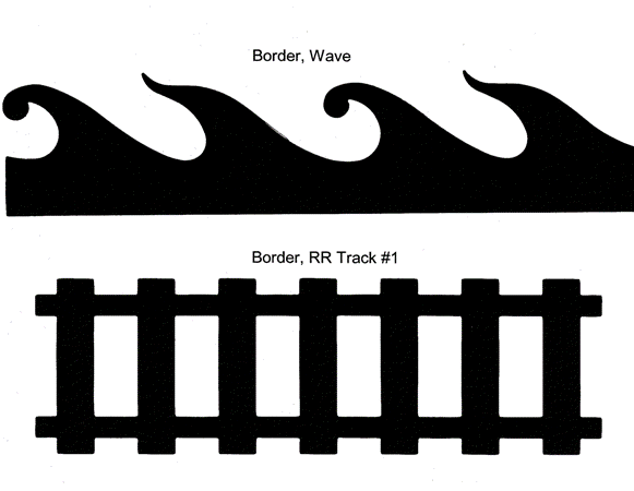 Ellison Die Border Wave, Rail Road Track